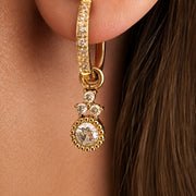 Breloque Rosace interchangeable pour boucle d’oreille Caméléa