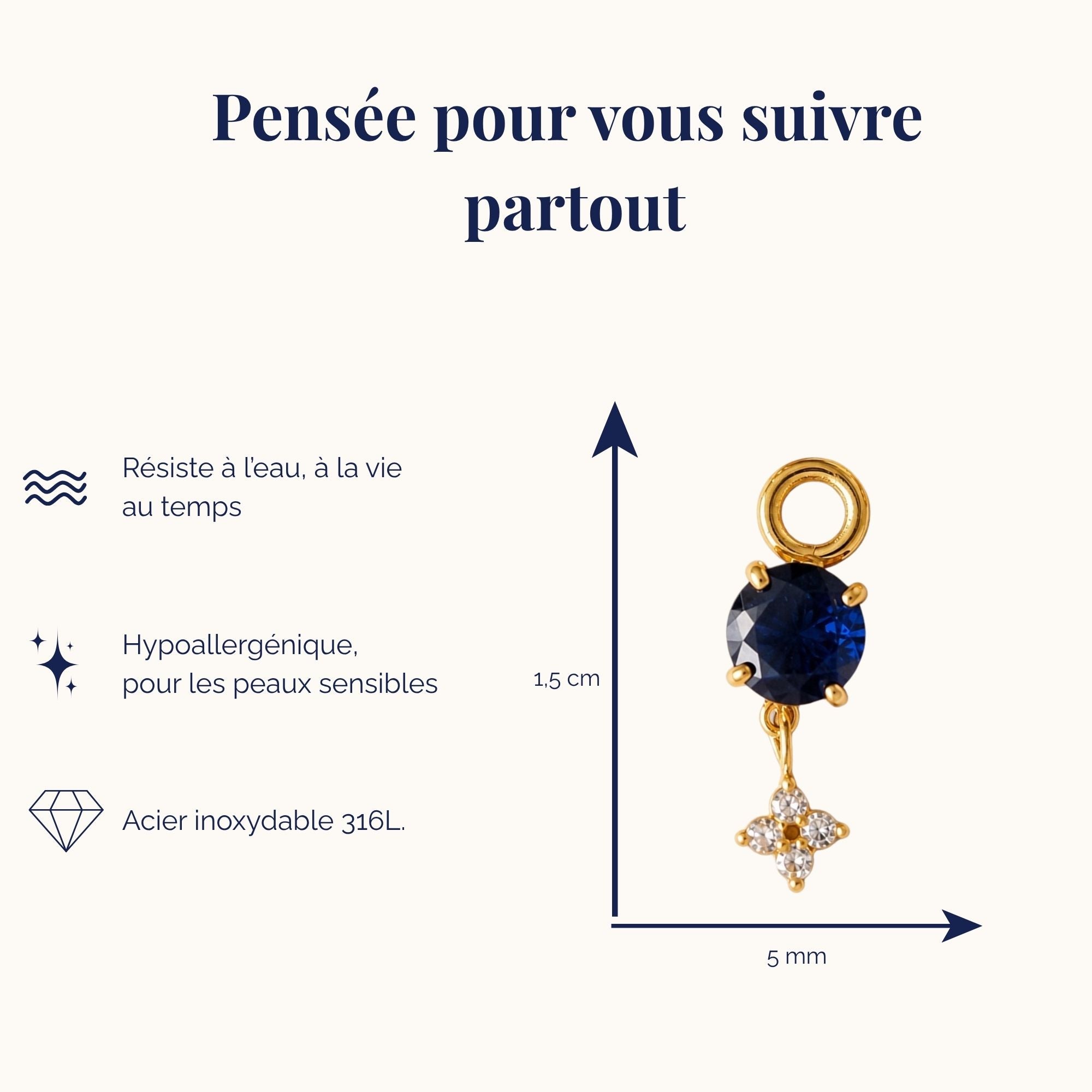 Céleste — Charm interchangeable