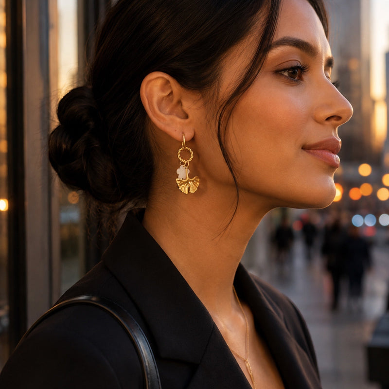 Photo portée — Ginkgo — Charm interchangeable
